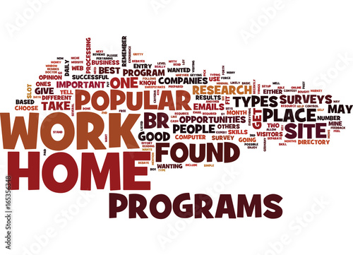 BEST WORK AT HOME OPPORTUNITIES Text Background Word Cloud Concept