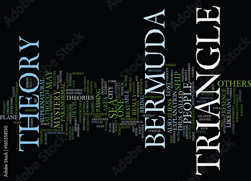 BERMUDA Text Background Word Cloud Concept