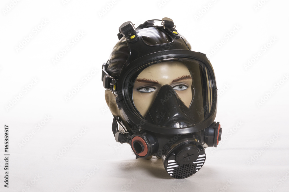 máscara contra gases Stock Photo | Adobe Stock