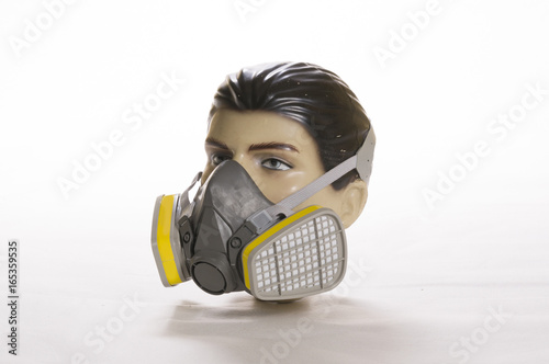 máscara contra gases photo