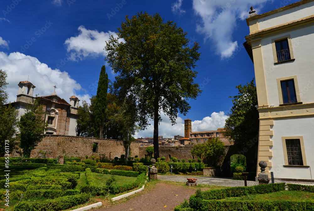 Villa Savorelli public park in Sutri, a small town near Rome Villa Savorelli public park in Sutri, a small town near Rome