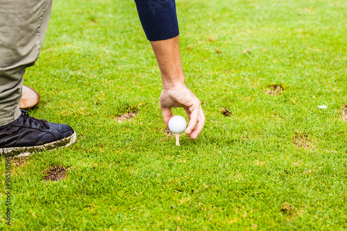 Quadro em tela Golf Tee