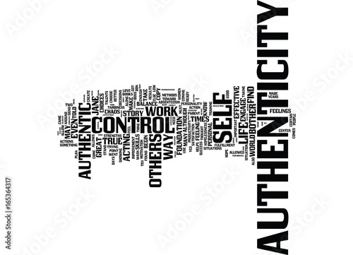 AUTHENTIC SUCCESS Text Background Word Cloud Concept