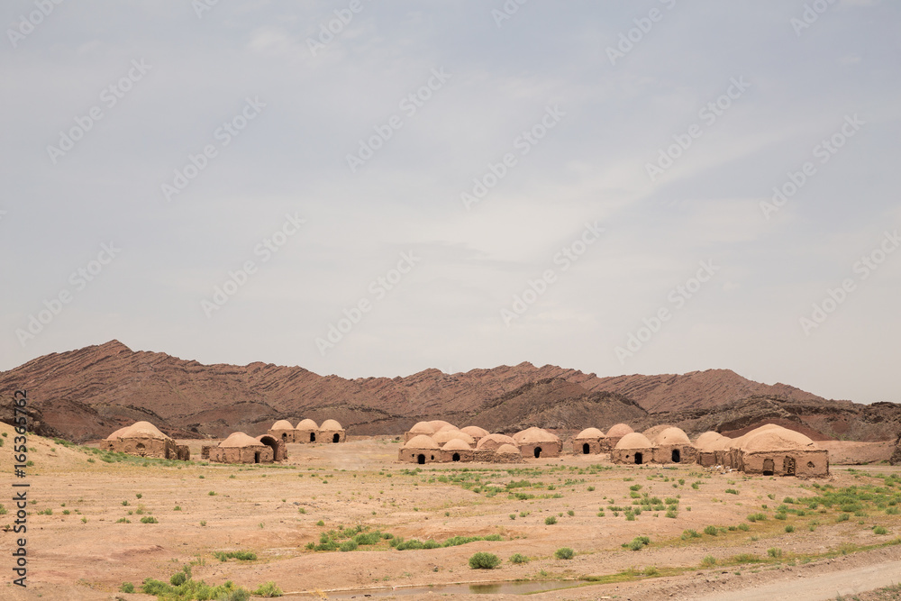 Village in Lut Desert, Khorasan Razavi, Iran