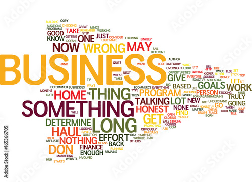 ARE YOU IN IT FOR THE LONG HAUL Text Background Word Cloud Concept