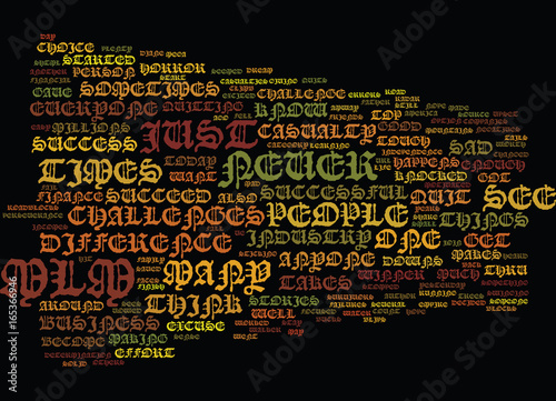 ARE YOU AN MLM CASUALTY Text Background Word Cloud Concept