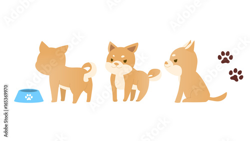 子犬のベクターイラスト