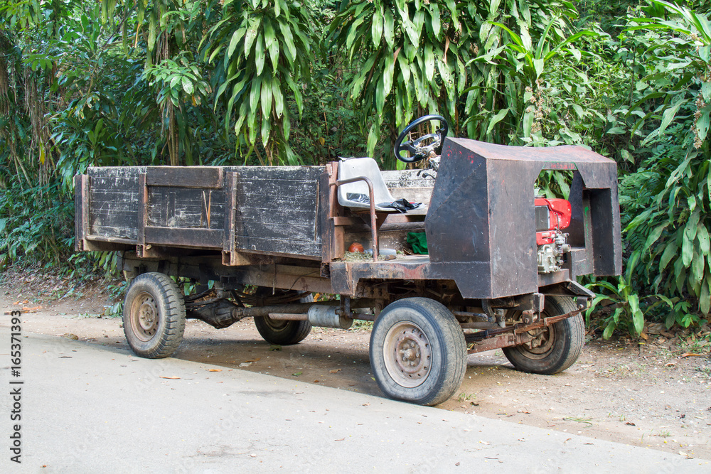 Obraz premium Thailand local old car
