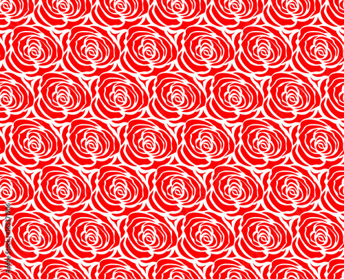 red rose pattern seamless