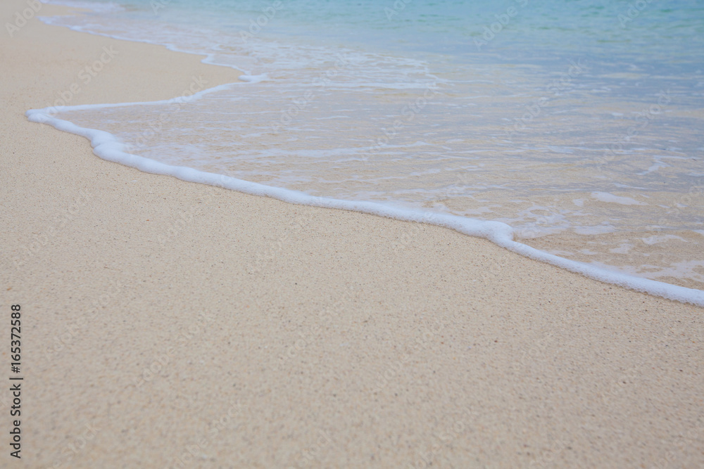 Abstract background of sandy beach with soft waves. Abstract background of sandy beach with soft waves.