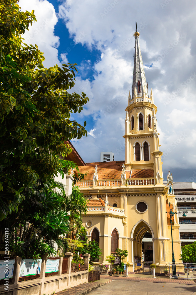 Fototapeta premium Holy Rosary Church : Gothic・カトリック教会・バンコク