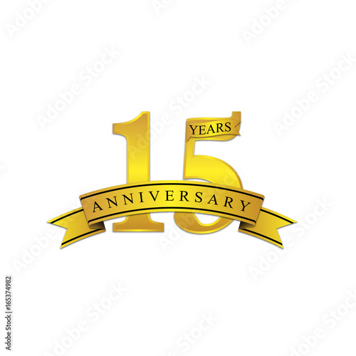 15 anniversary year gold
