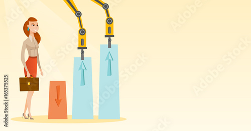 Robotic arms raise up business charts