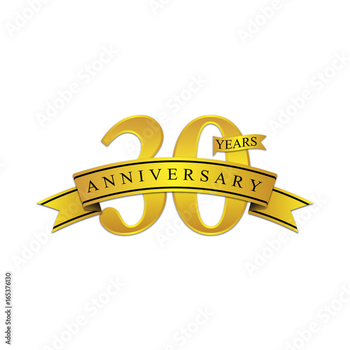 30 anniversary year gold