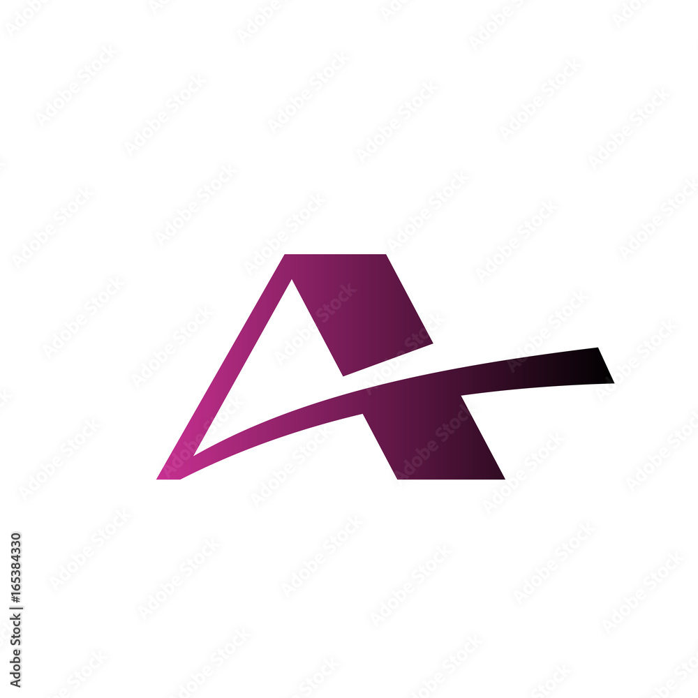 letter A logo. real estate roof logo design concept template letter A logo. real estate roof logo design concept template