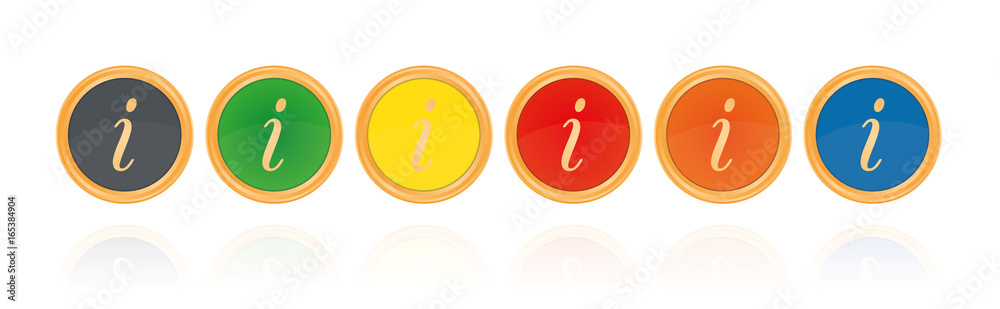Info - Auskunft - Bronze Buttons Info - Auskunft - Bronze Buttons
