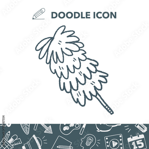 feather duster doodle