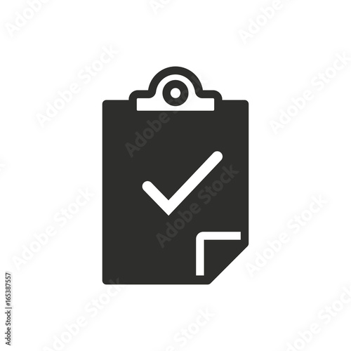 Clipboard vector icon.