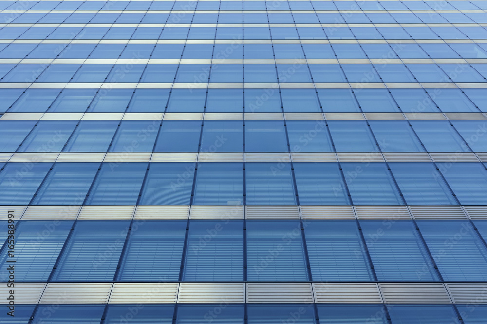Full frame shot of modern office building Full frame shot of modern office building