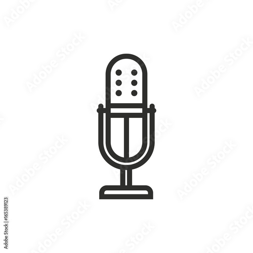 Microphone vector icon.