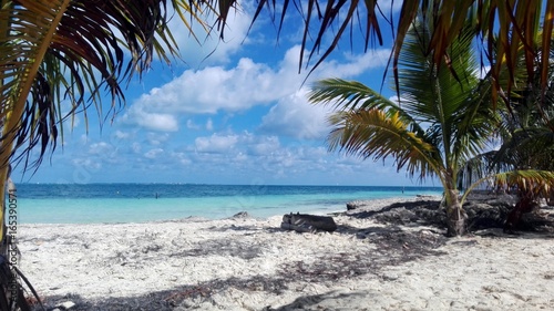 Beautiful beach in Cancun, Mexico