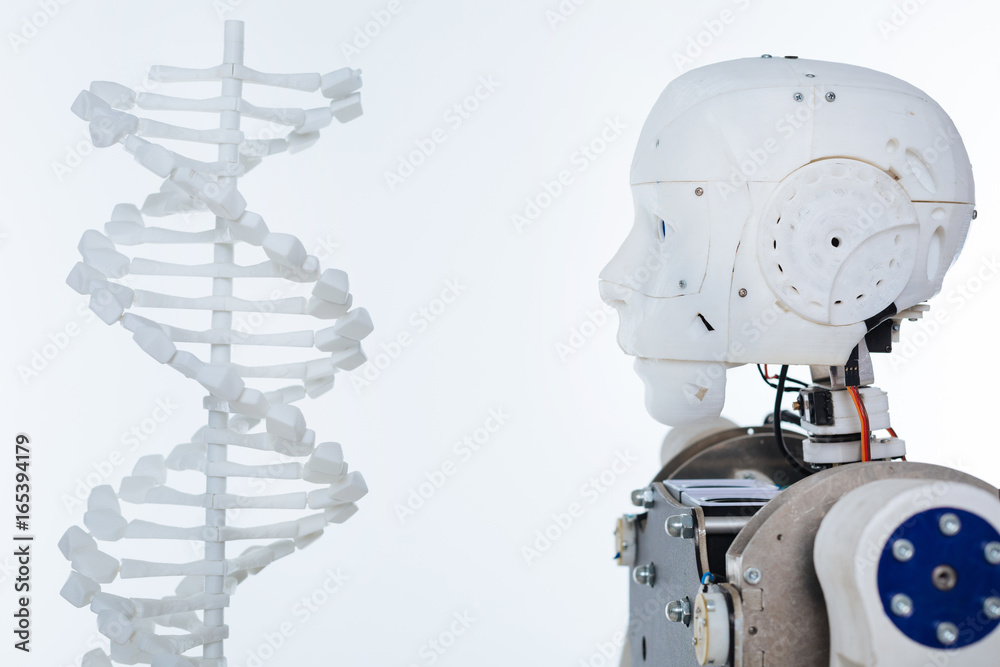 Picture of the robot and DNA Picture of the robot and DNA