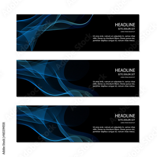 Banner template. Vector.