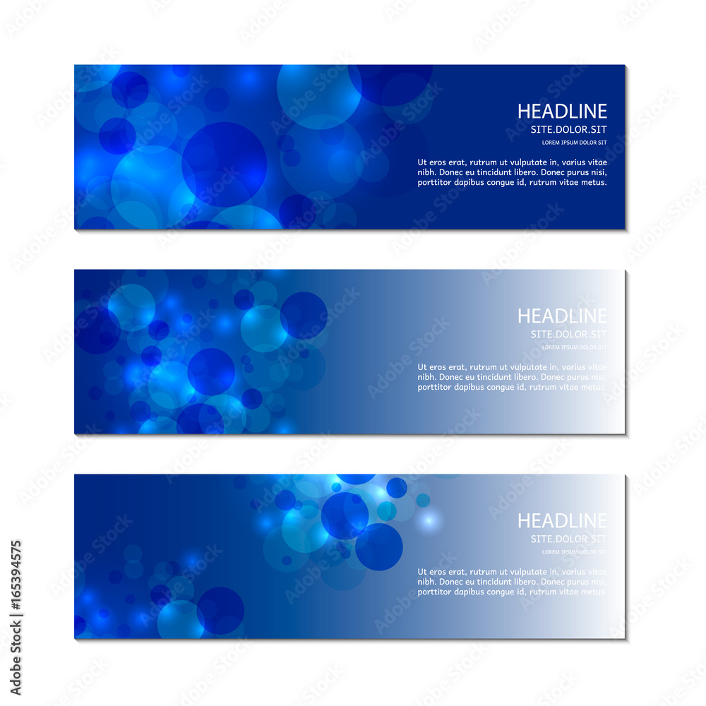 Fototapeta premium Banner template. Vector.