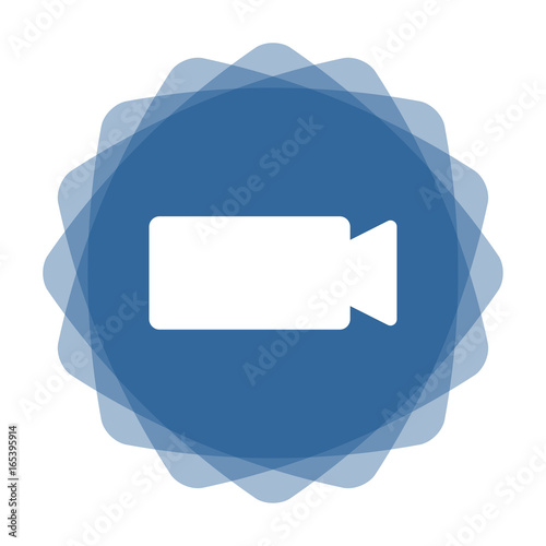 App Icon blau Digitalkamera