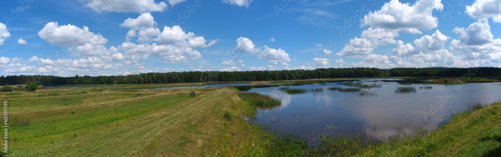 Echo lakes, Zwierzyniec, Poland