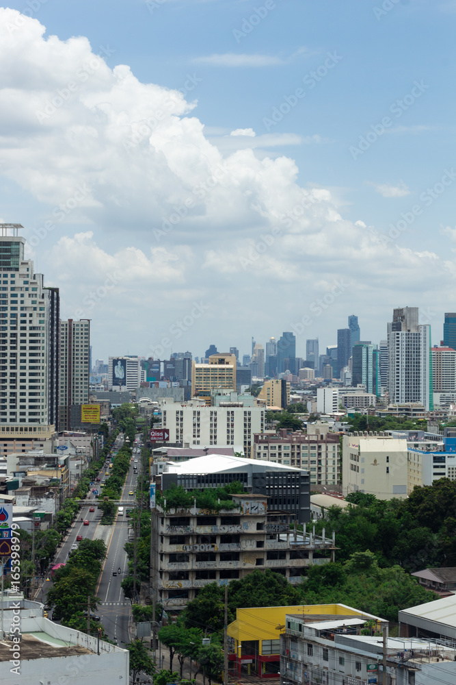 Obraz premium 風景・都市・ビル