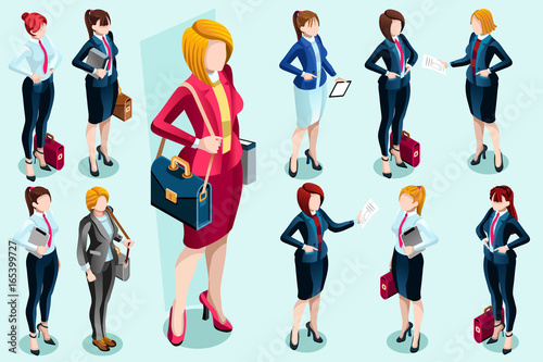 Isometric People Vector People Images