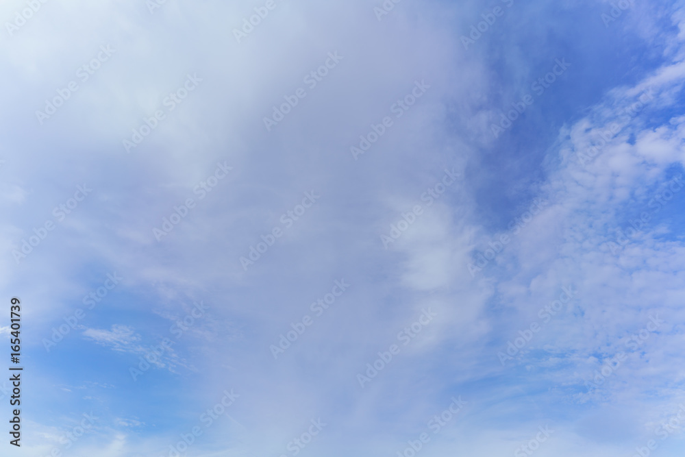 Beautiful white clouds and blue sky background Beautiful white clouds and blue sky background