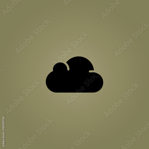 Cloud icon. flat design photo