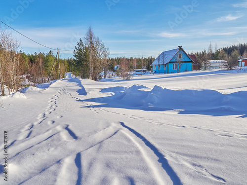 Village in winter © enskanto