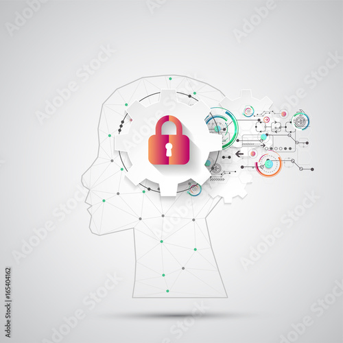 Intellectual property concept background.