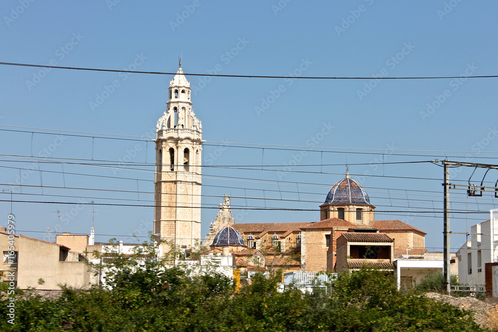 A church in Peniscola, a town in the province of Castello, Valencian Community, Spain