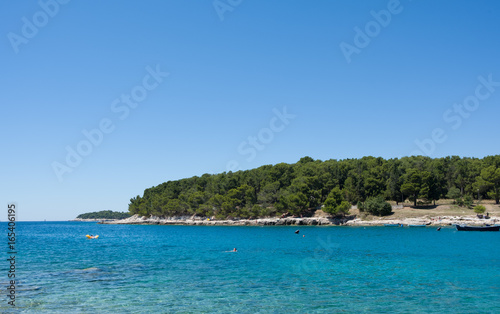 Beautiful coast in Pula Croatia