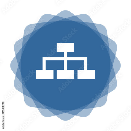 App Icon blau Stammbaum