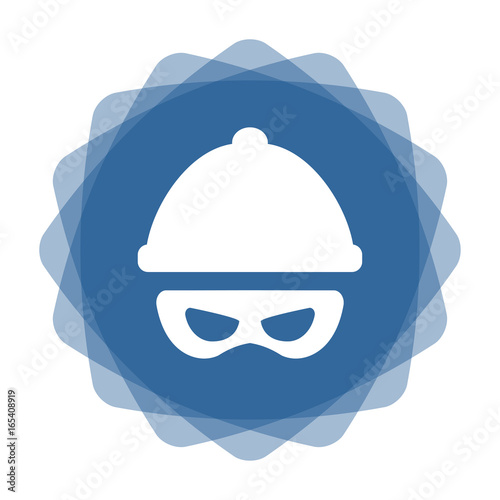 App Icon blau Dieb