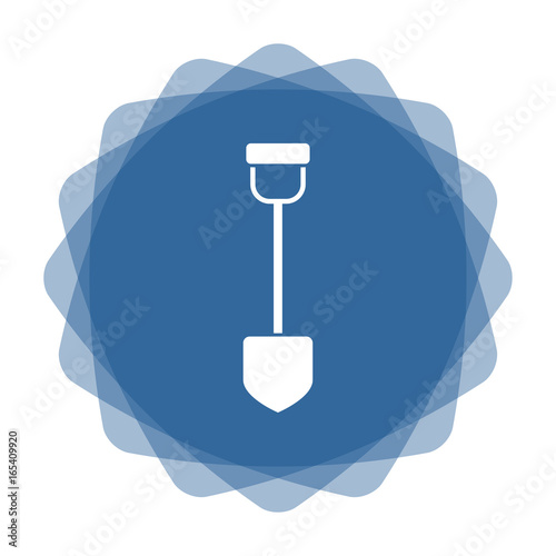 App Icon blau Schaufel