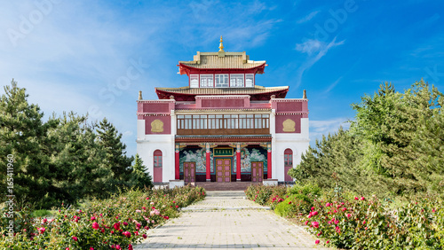 Buddhist monastery photo