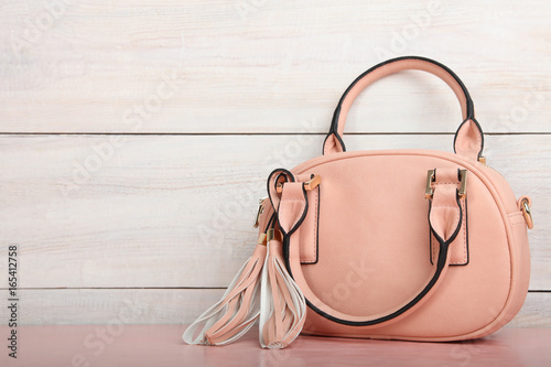 Female pink bag