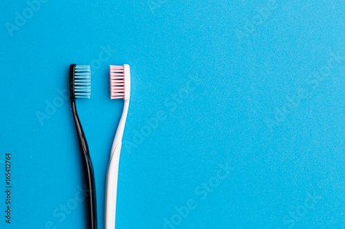 Photo of black   pink toothbrush