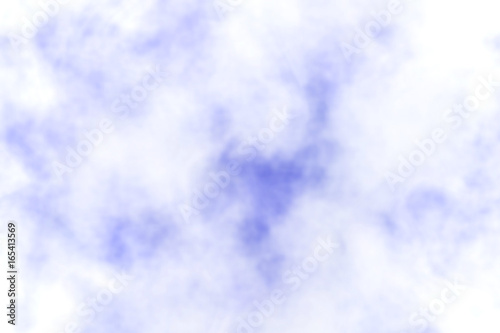 Graphic realistic photo like cloudy heaven white and blue sky background
