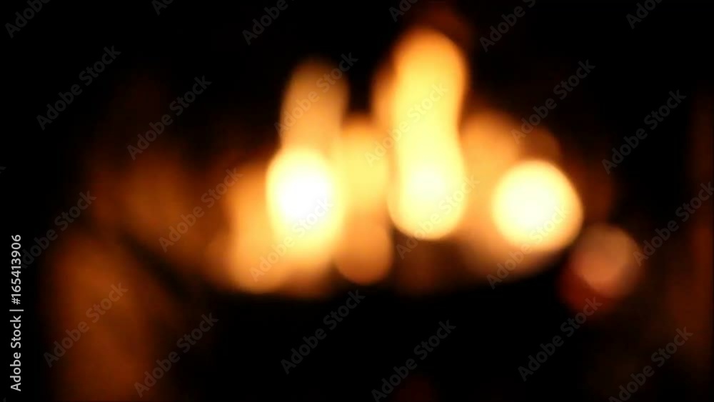 blurred glow from fireplace blurred glow from fireplace