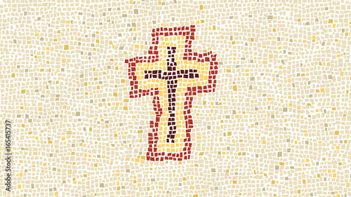 mosaic cross