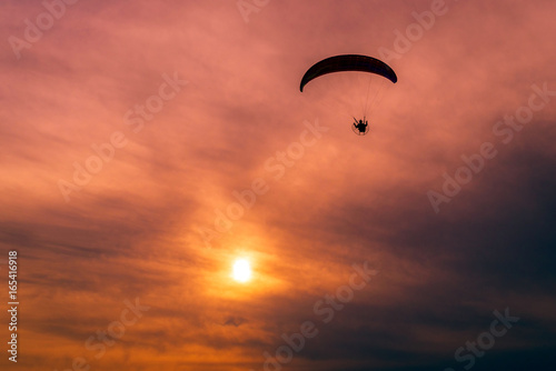 Motor paragliding - paramotoring