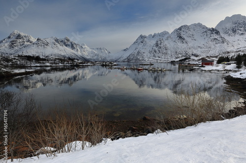 View to the E.from the bottom of Sildpolltjonna-bay. Austnesfjorden-Austvagoya-Nordland-Norway. 0157 © rweisswald