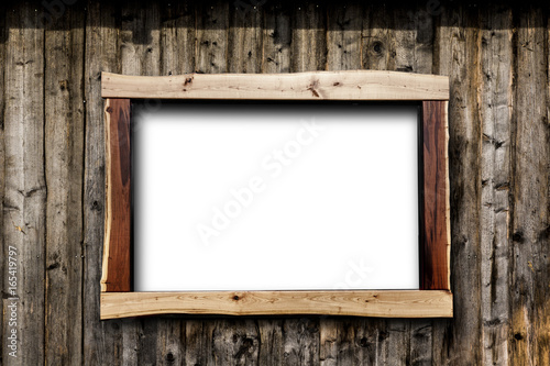 Plakatwand aus Holz